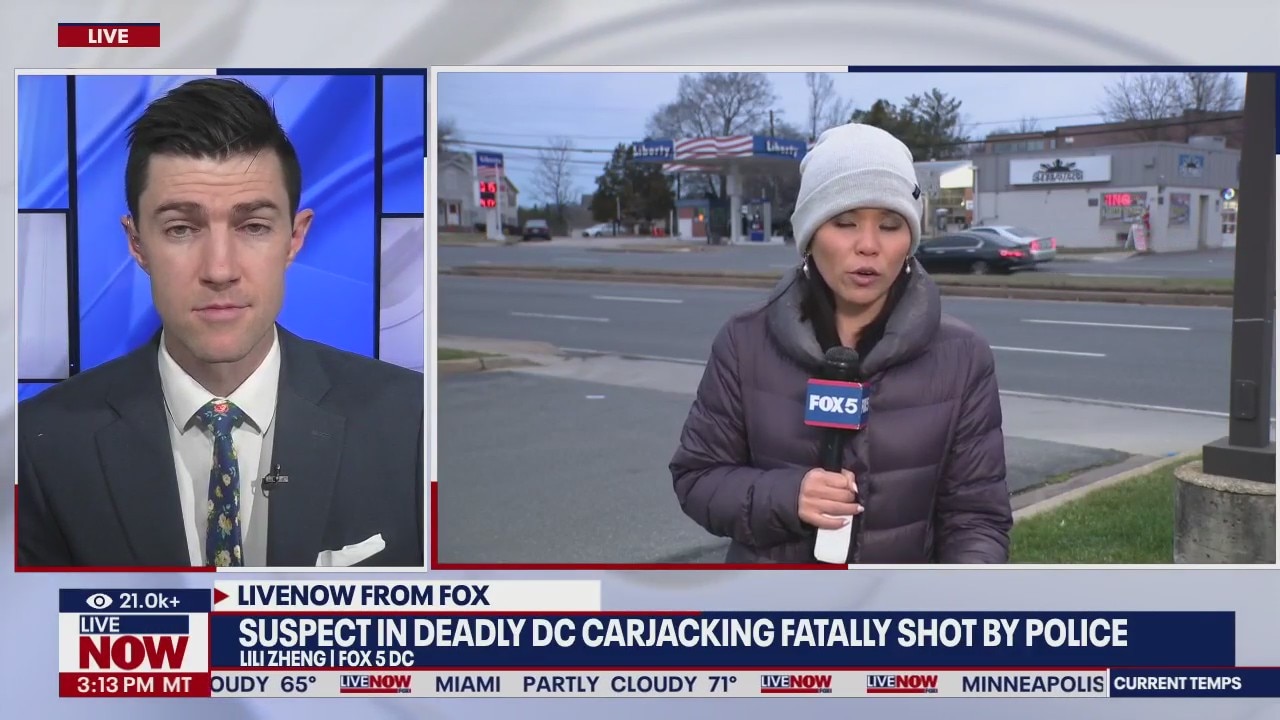 Suspect in deadly DC carjacking spree fatally shot