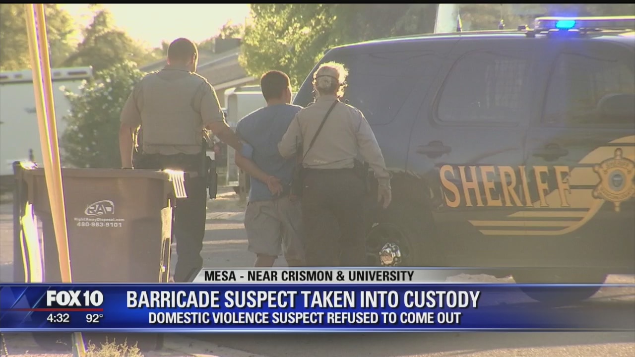 Man in custody following hours-long standoff with police