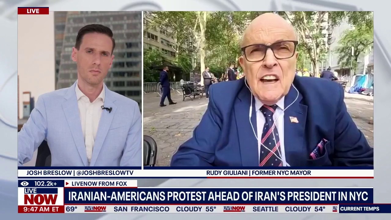 Rudy Giuliani speaks on Iran protests in NYC