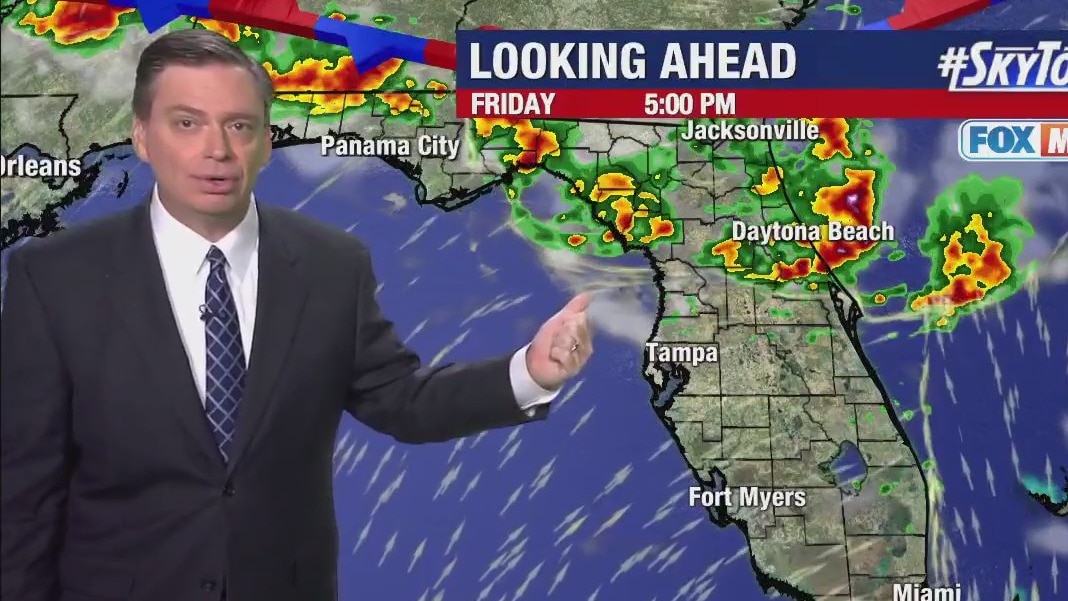 Friday afternoon forecast