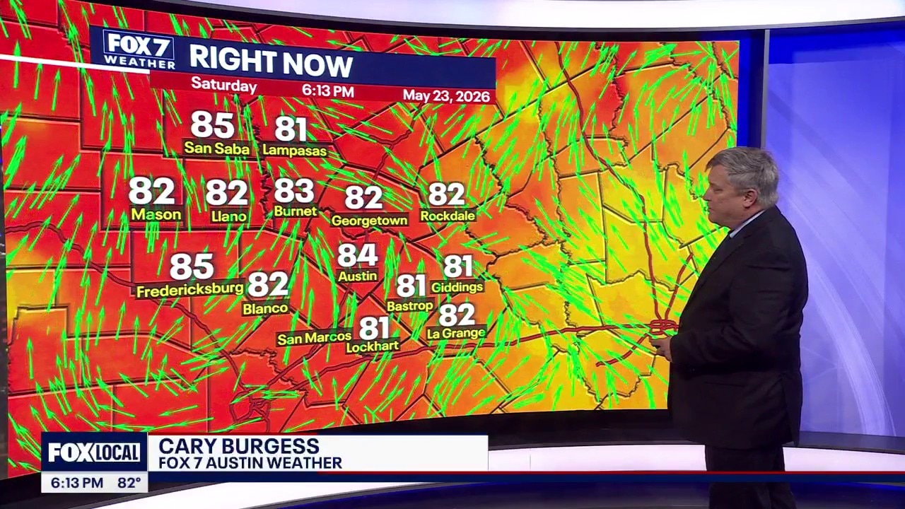 Austin weather: May 23 evening forecast