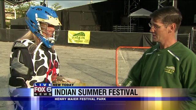 Laura learns how to play Lacrosse as she previews Indian Summer Festival