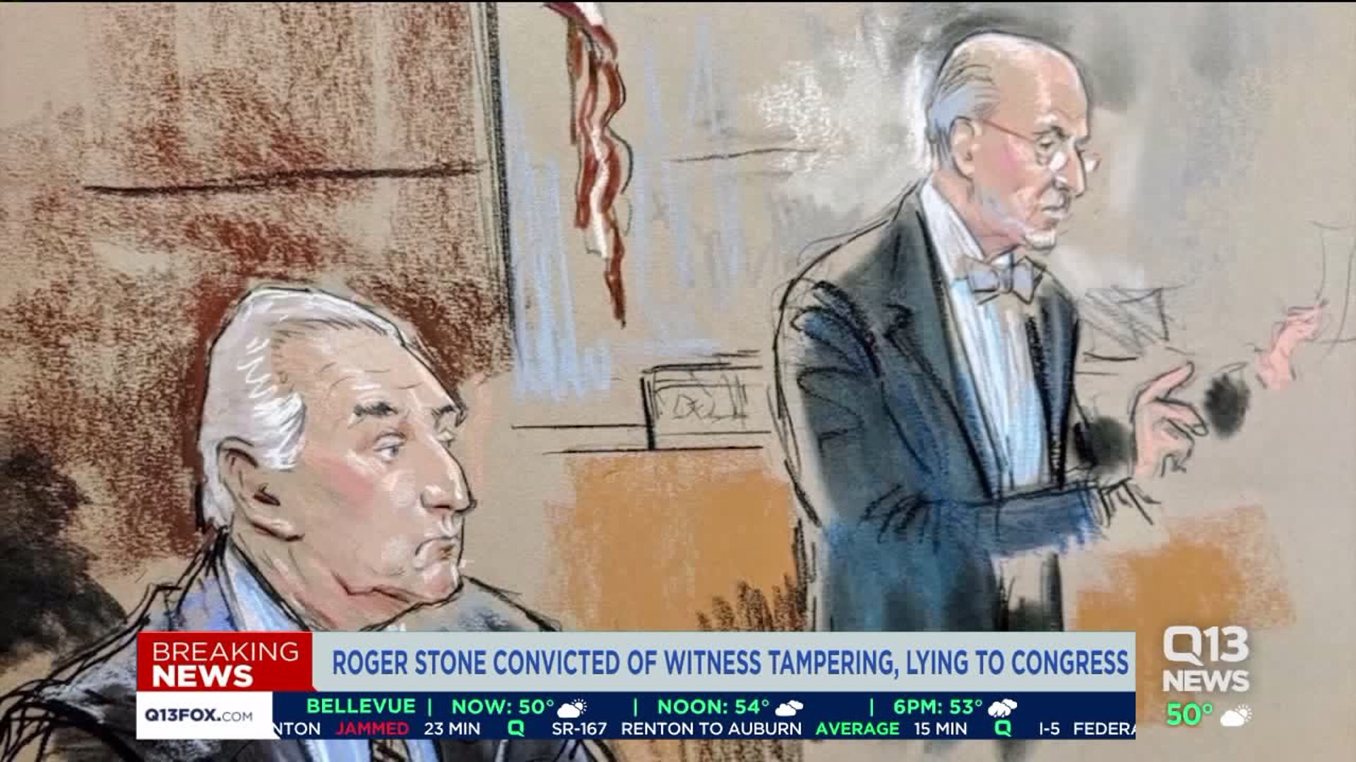 Roger Stone convicted of witness tampering, lying to Congress