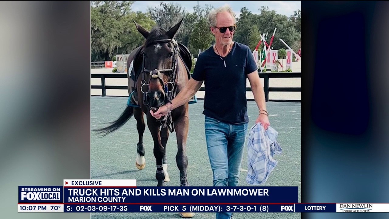 Truck hits, kills Florida man on lawnmower