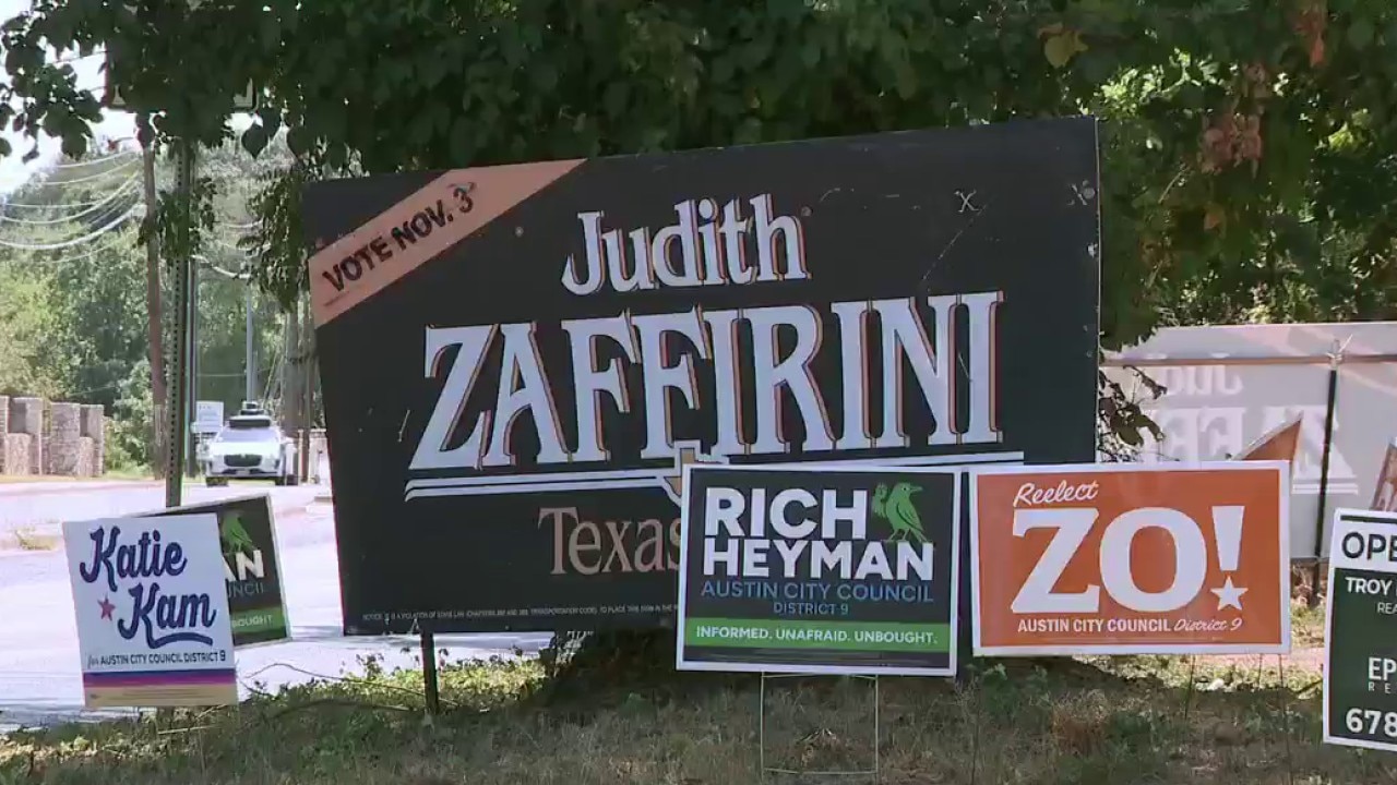 Midterm elections and rules for campaign signs