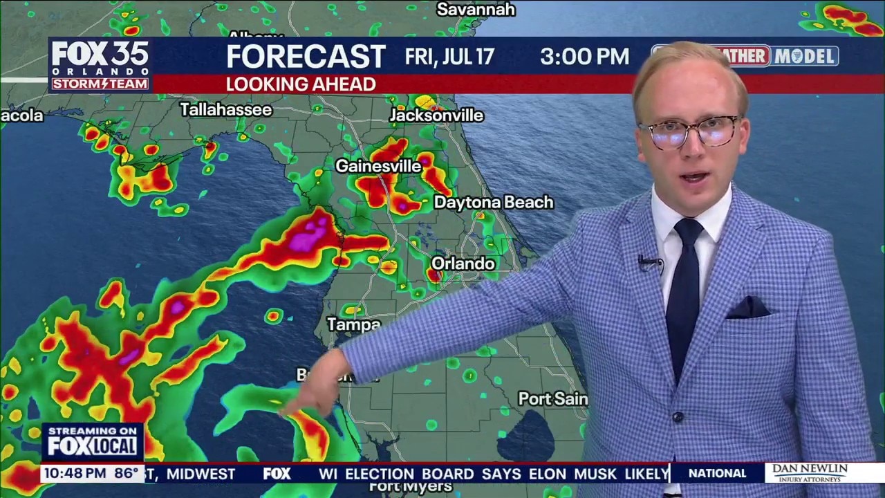 Orlando Weather Forecast: Tropical downpours, storms coming to central Florida