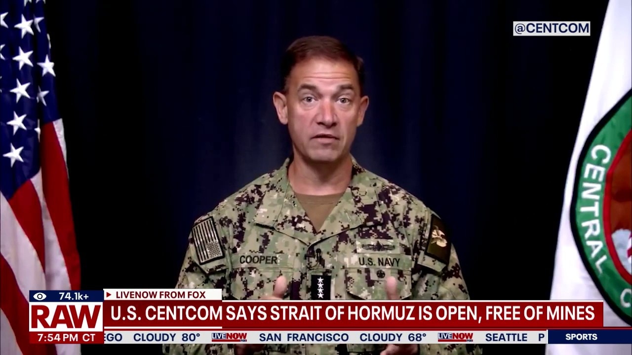 Strait of Hormuz is open, U.S. CENTCOM says