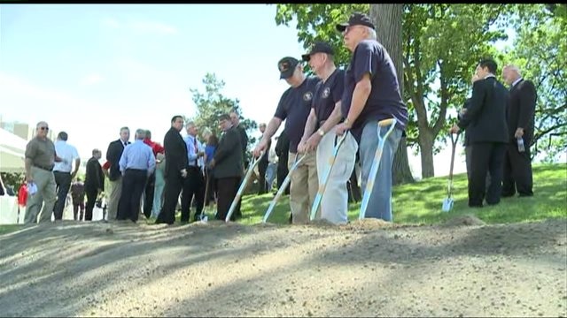 Breaking ground on Milwaukee`s Fisher House