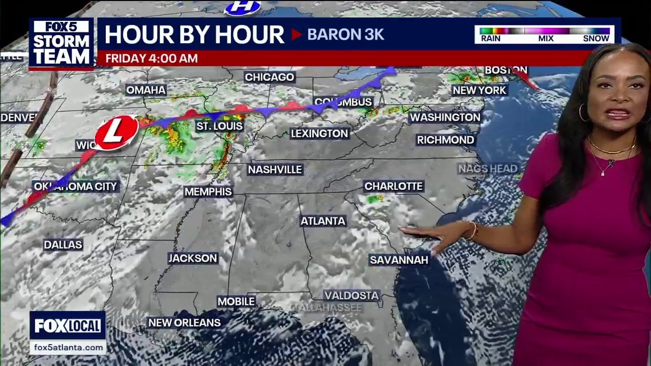 Thursday midday weather forecast