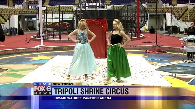 Laura checks out the barbies at Tripoli Shrine Circus
