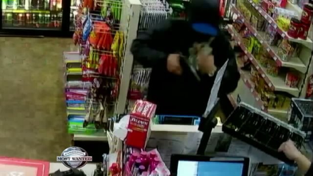 WANTED: Armed gas station robber