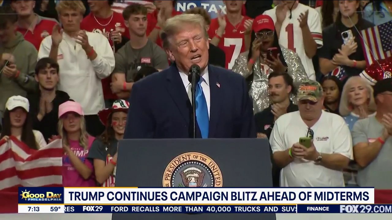 Trump continues campaign blitz ahead of midterm elections