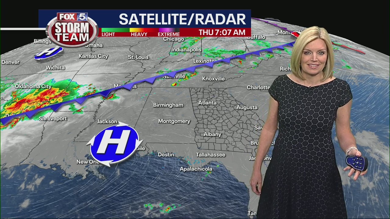 Thursday morning weather forecast