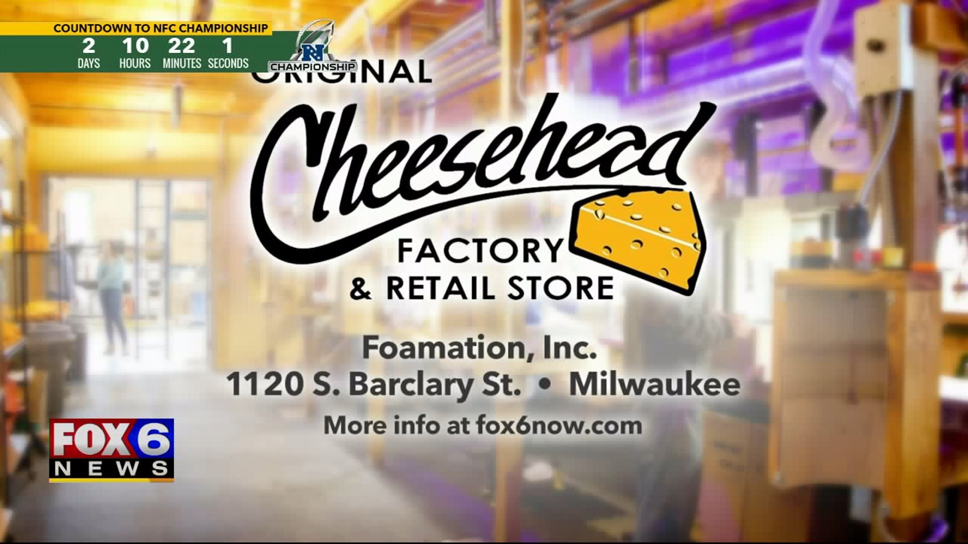 Cheesey creations at Foamation