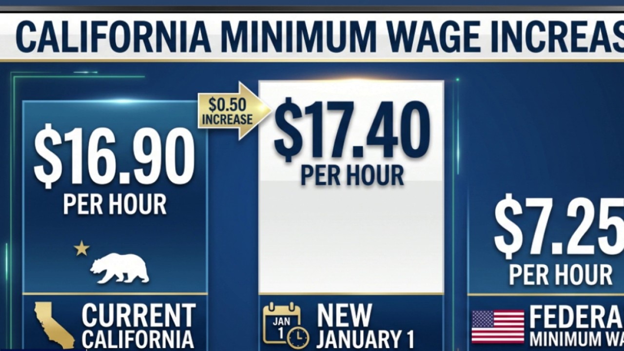 California increasing minimum wage in 2027
