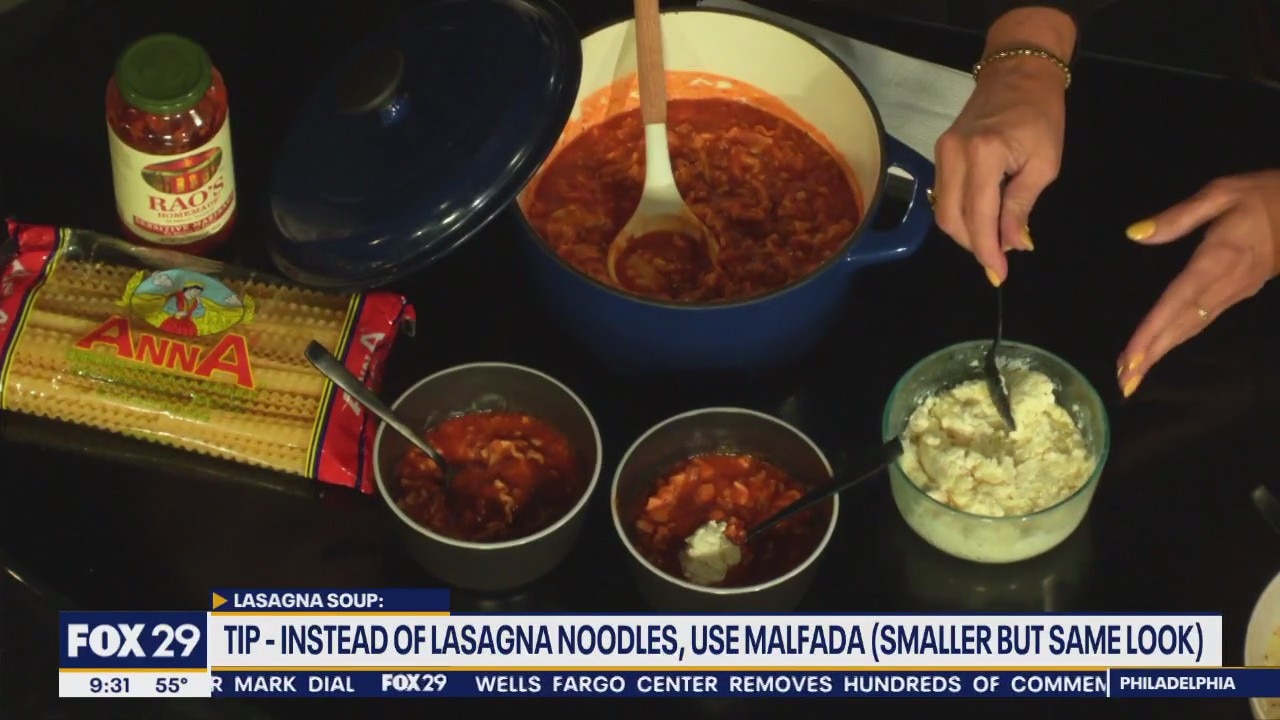 It's Soup Season! How to make lasagna soup