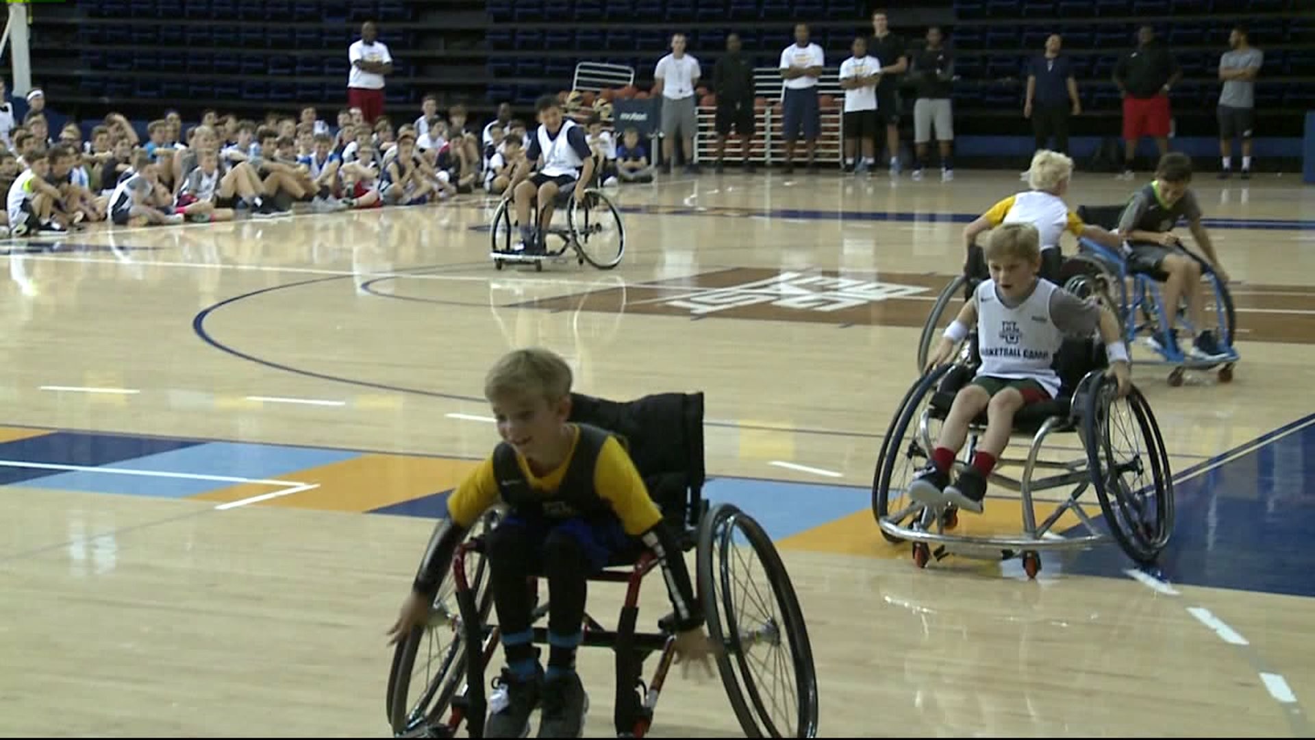 MU summer campers learn real-life lessons with wheelchair basketball