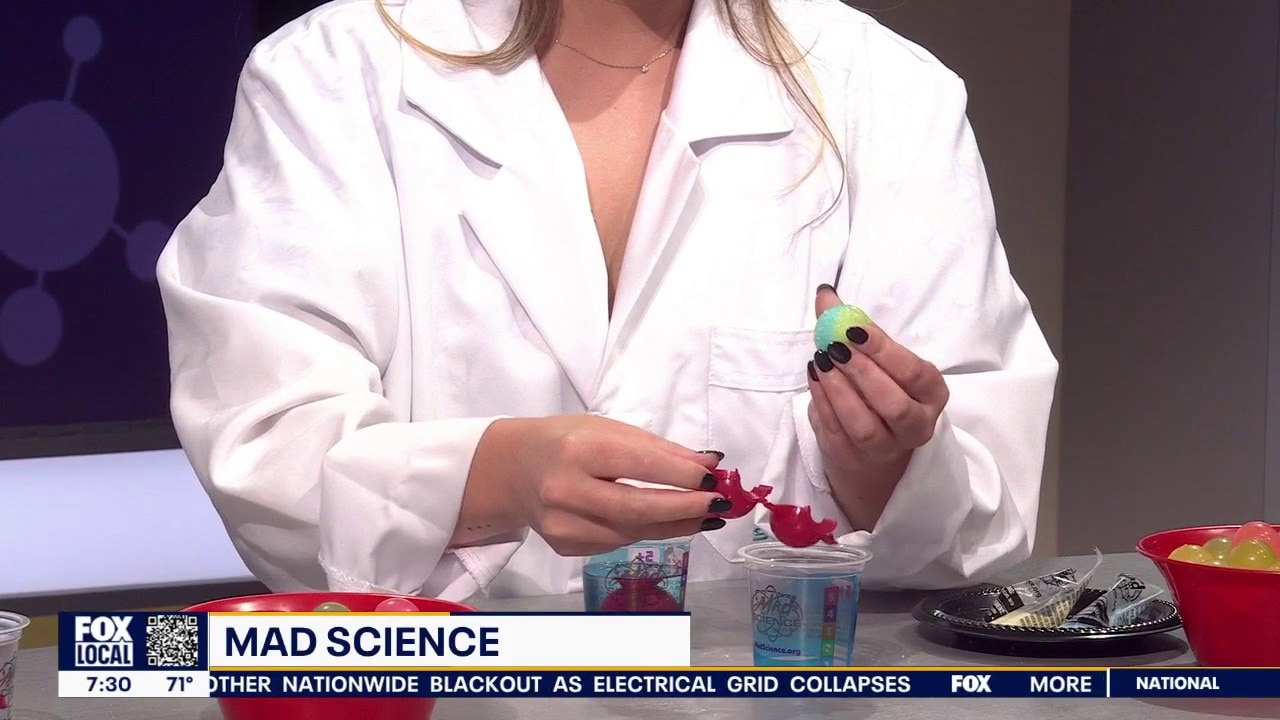 Bouncy balls with Mad Science 