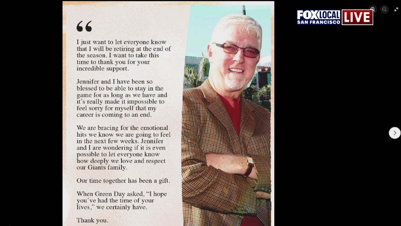 Giants legend Mike Krukow retiring from broadcasting