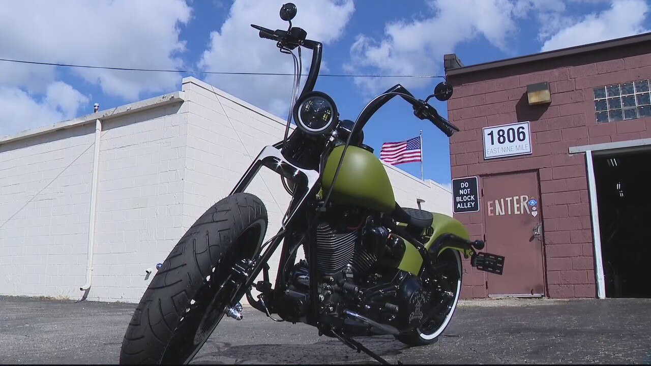 You could win a custom motorcycle in a raffle that helps Veterans of America
