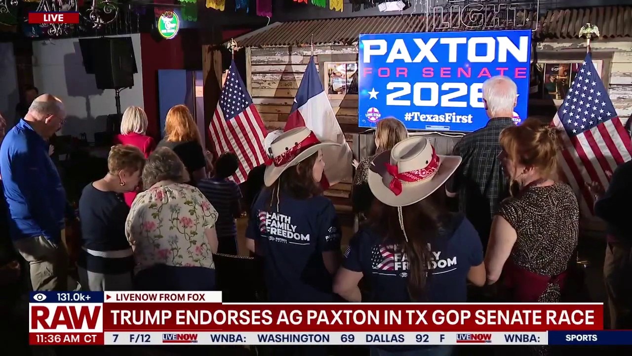 Trump endorses AG Paxton in Texas GOP Senate race