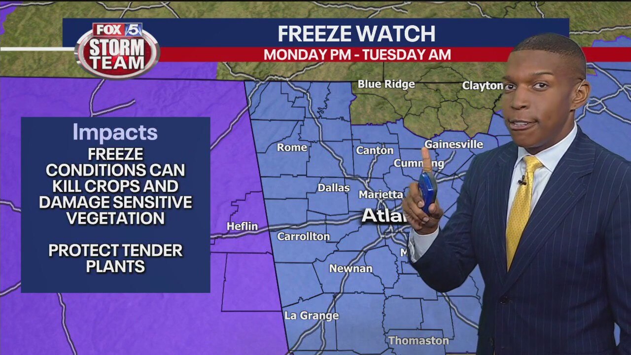 Sunday evening forecast update