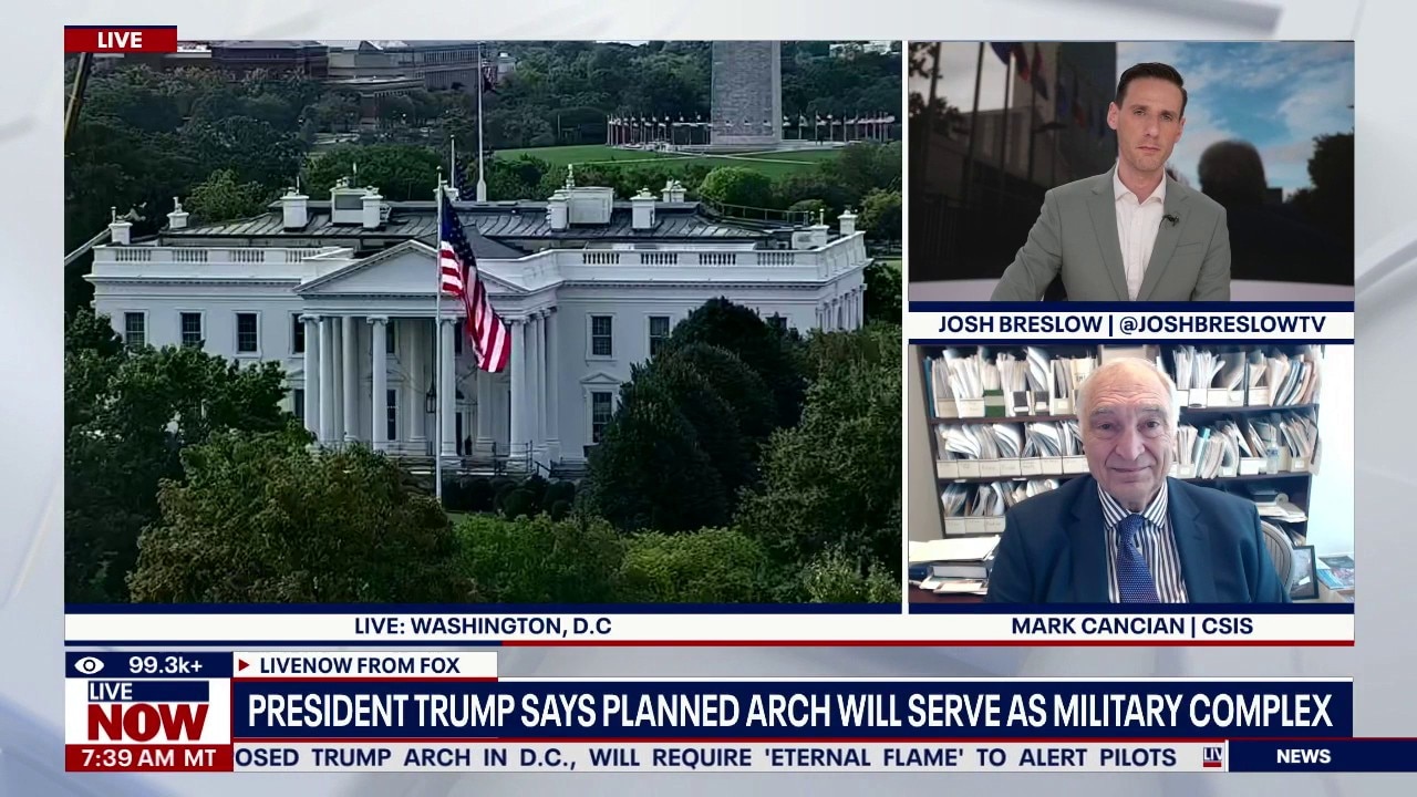 Trump: Planned arch will serve as military complex