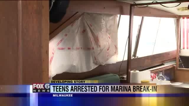 3 suspects charged with vandalism at Horny Goat Marina; identified by traces of blood, footprints