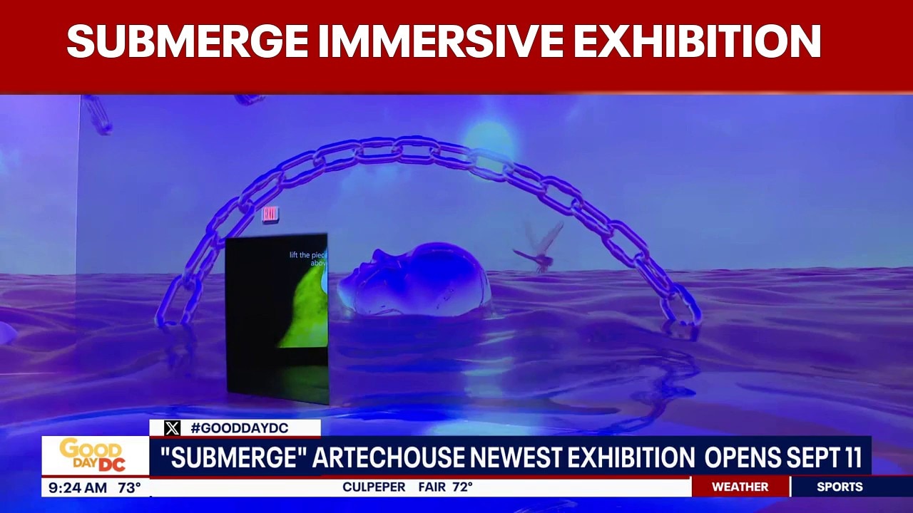 Submerge, Artechouse’s newest immersive exhibition, opens Sept. 11