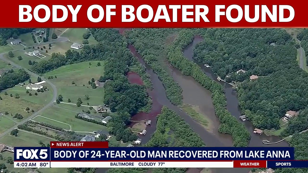 Body of boater found in Lake Anna in Spotsylvania County | FOX 5 AT 4AM