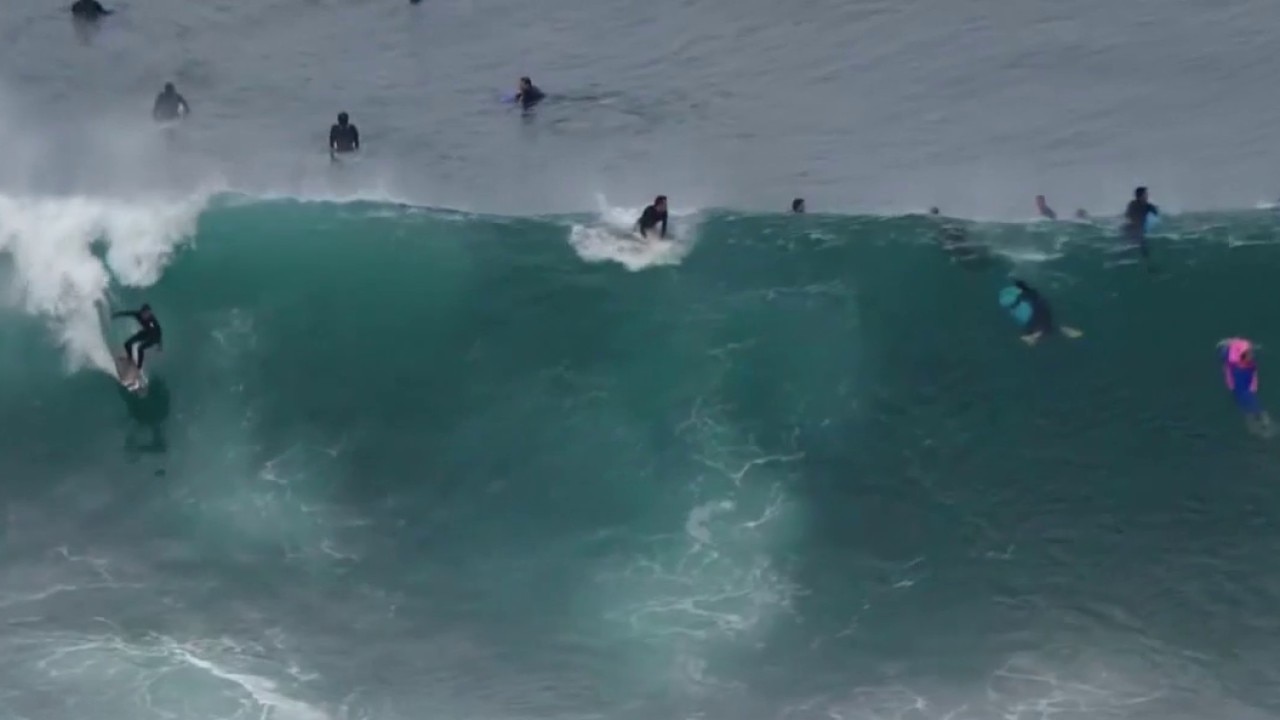 Powerful surf, dangerous rip currents 