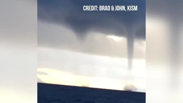 Waterspouts in Boundary Bay