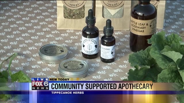 Chip learns all about Tippecanoe Herbs