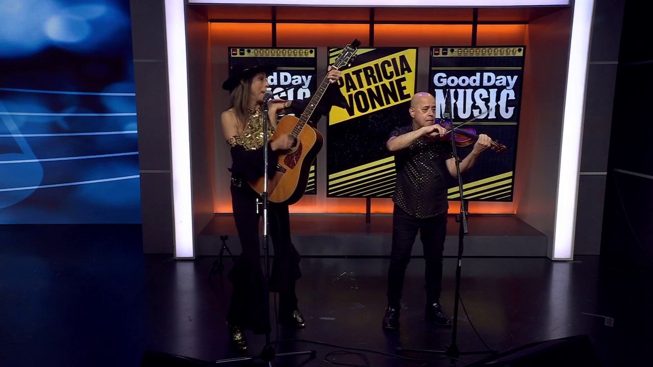 Patricia Vonne performs in FOX 7 Austin studios