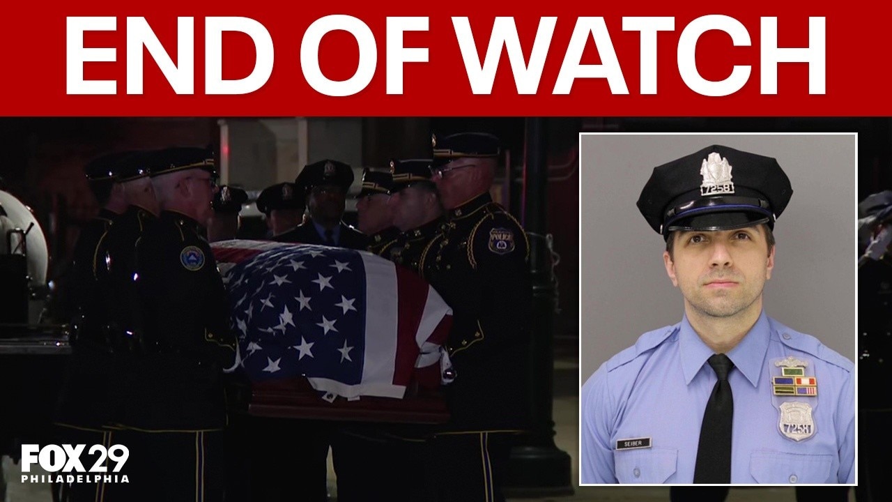 Funeral service for slain Philadelphia police officer Shane Seiber held Tuesday
