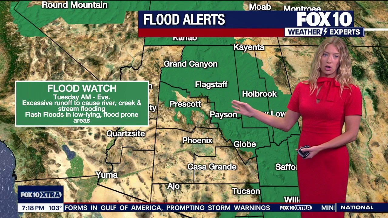 Flooding, rain are concerns in parts of Arizona