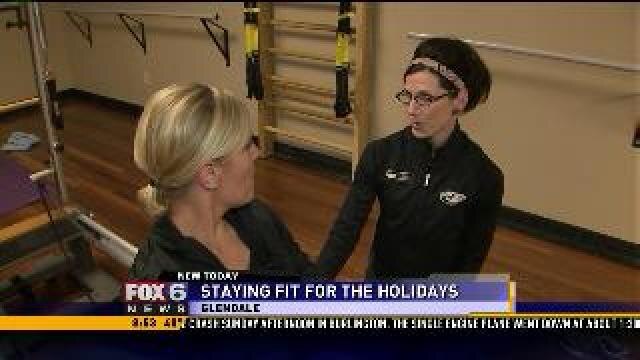 Laura gets great workout tips from the Wisconsin Athletic Club