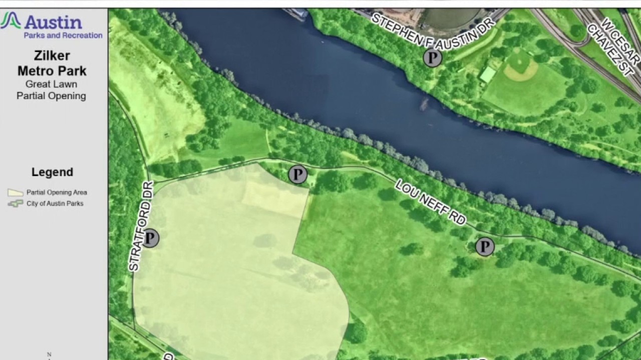 Zilker Park's great lawn to reopen soon