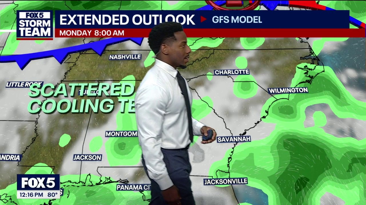 Thursday midday weather forecast