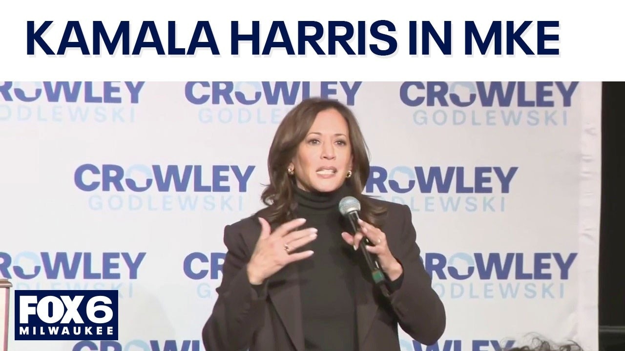 David Crowley campaign rally; VP Kamala Harris speaks