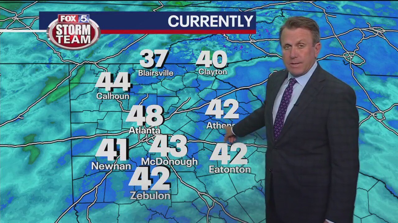 Monday morning weather forecast