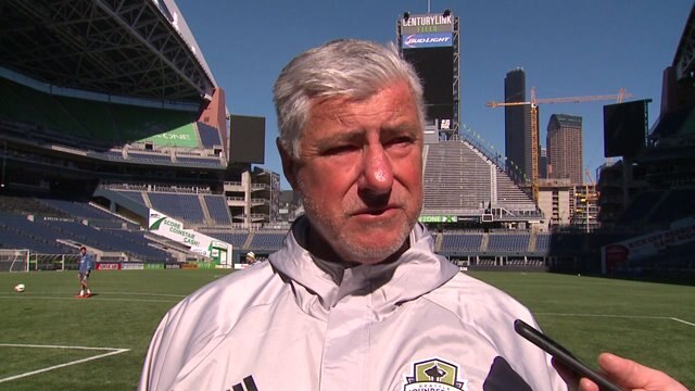 Sigi Schmid gives injury updates including Evans and Frei