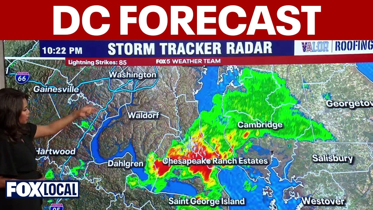 DC weather forecast: Severe storms calm down after tornado warning in Maryland