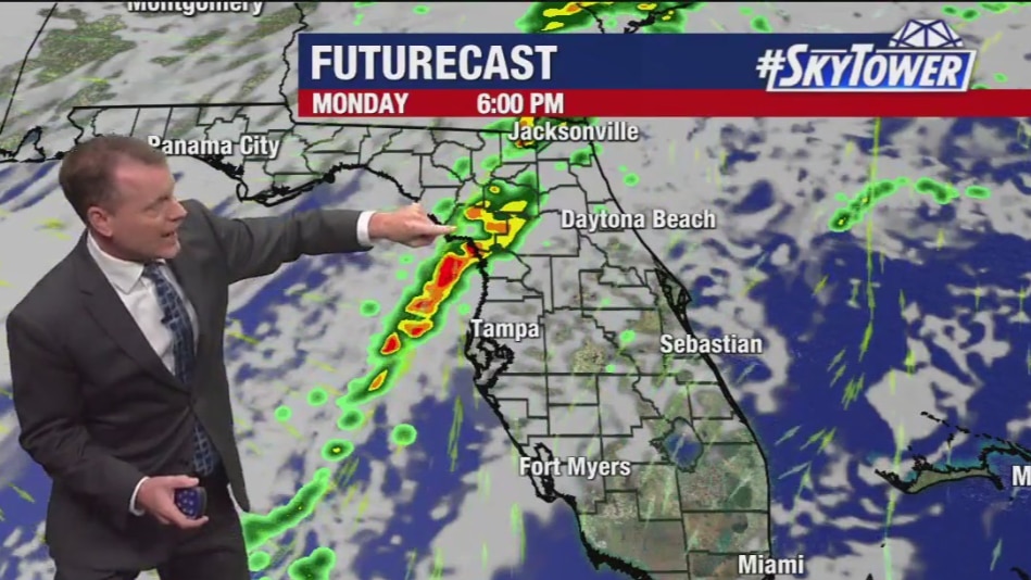 Tampa weather | Windy and warm day on Monday