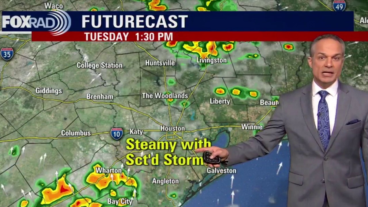 Houston weather: Muggy Tuesday with scattered storm chances