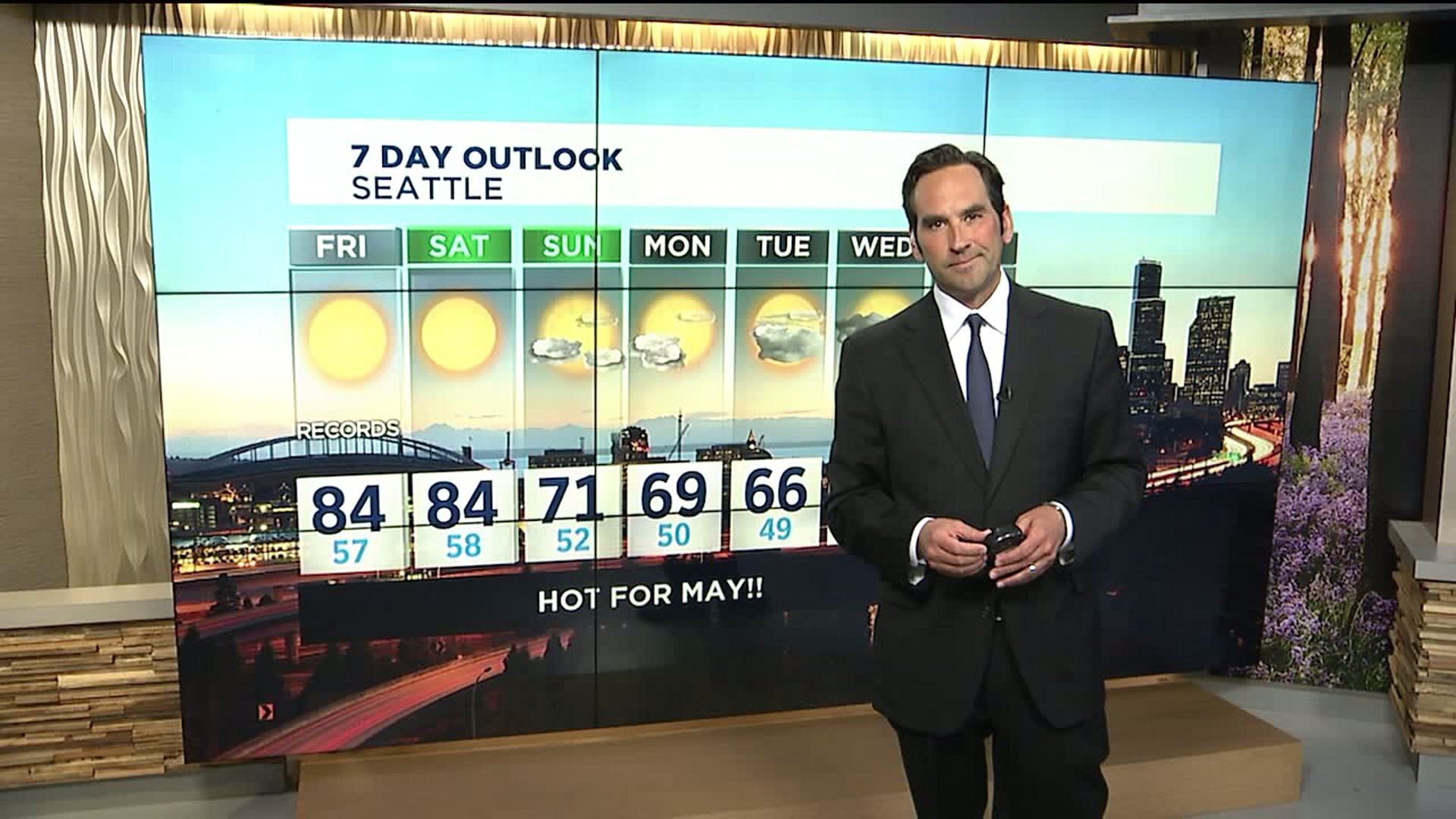Q13 News evening weather forecast