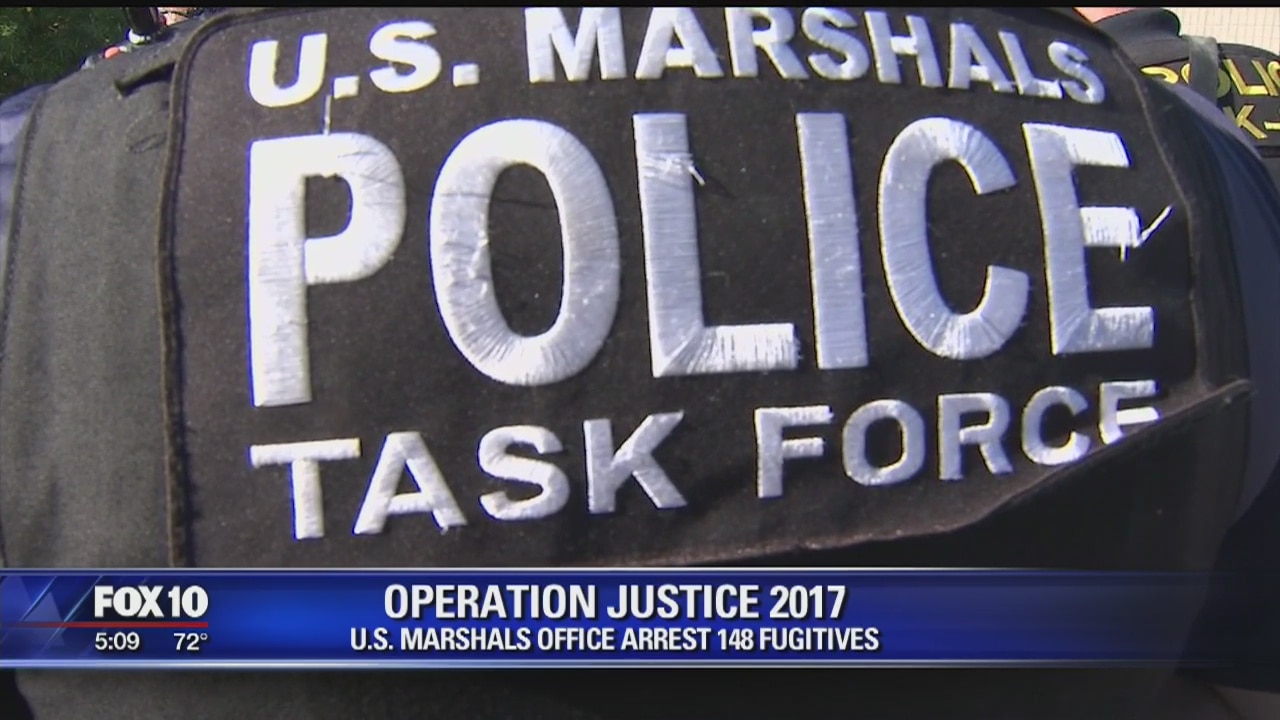US Marshals arrests 148 fugitives, clears 155 warrants