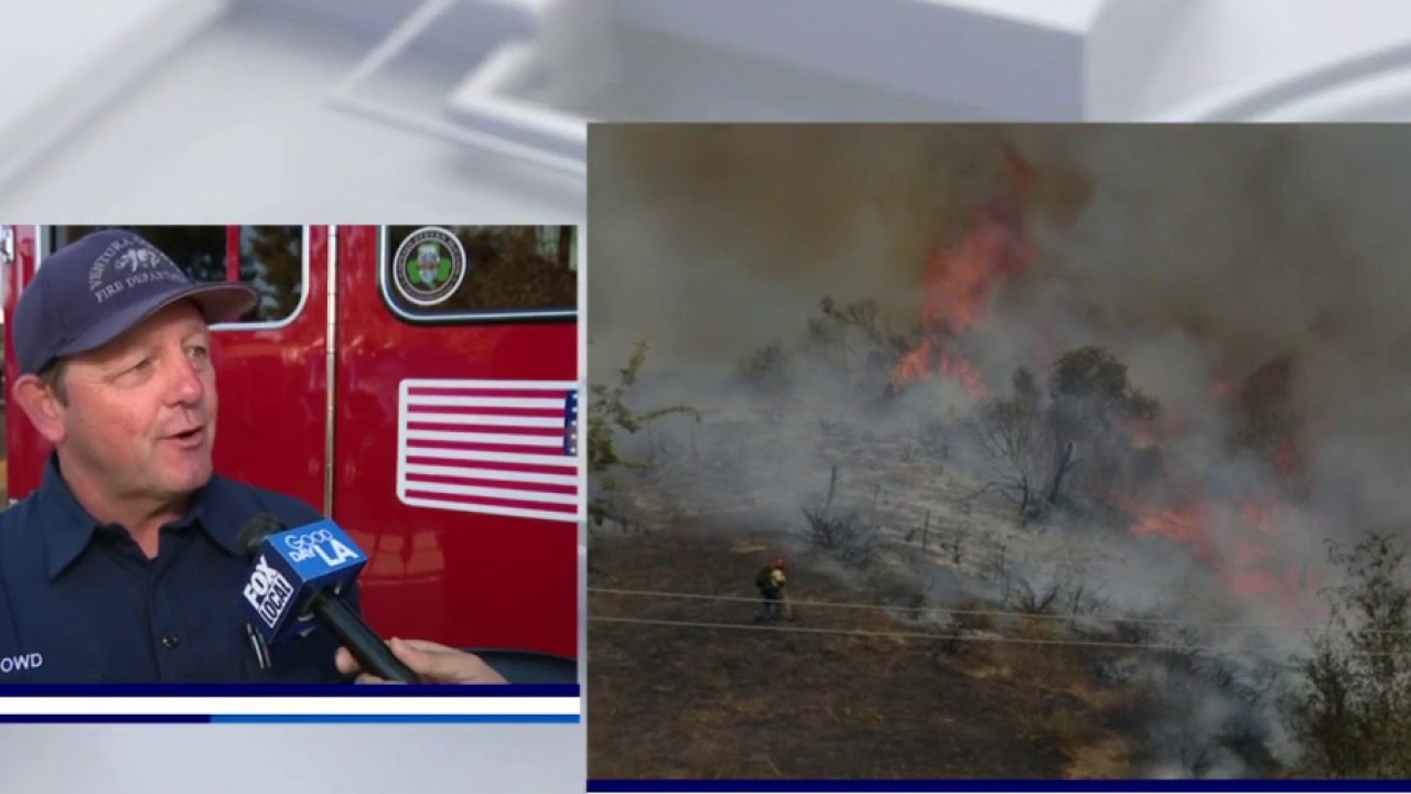 Ventura County fire officials update on Sandy Fire