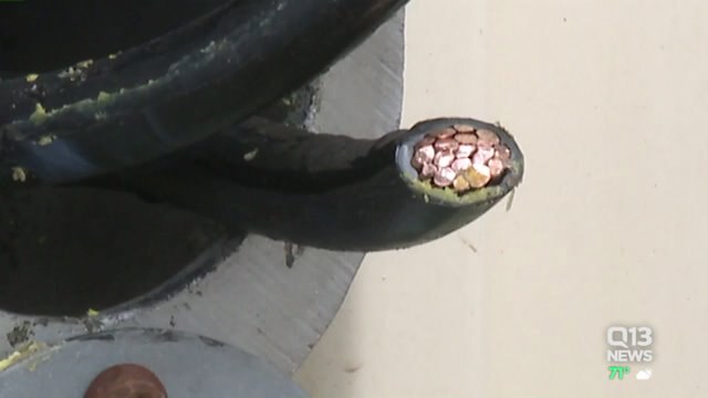Employees out of work after copper theft