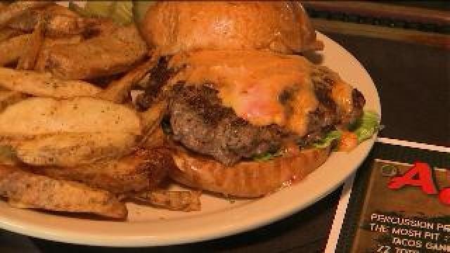 Tony checks out food at A.J.'s Live